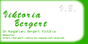 viktoria bergert business card